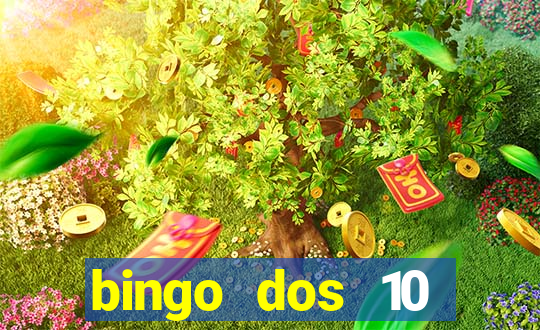 bingo dos 10 mandamentos da lei de deus